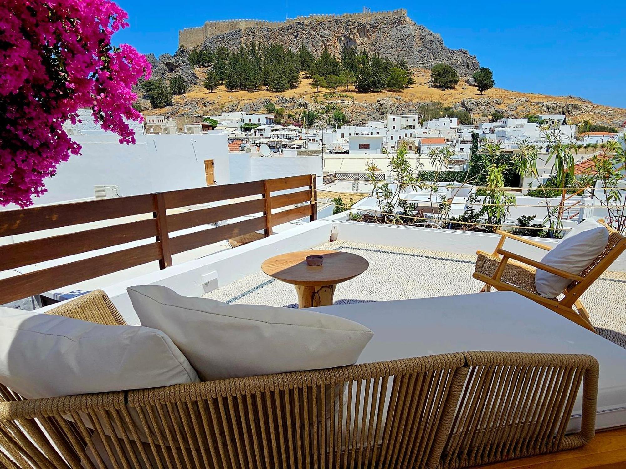 Villa Aphrodite Lindos Suites Экстерьер фото